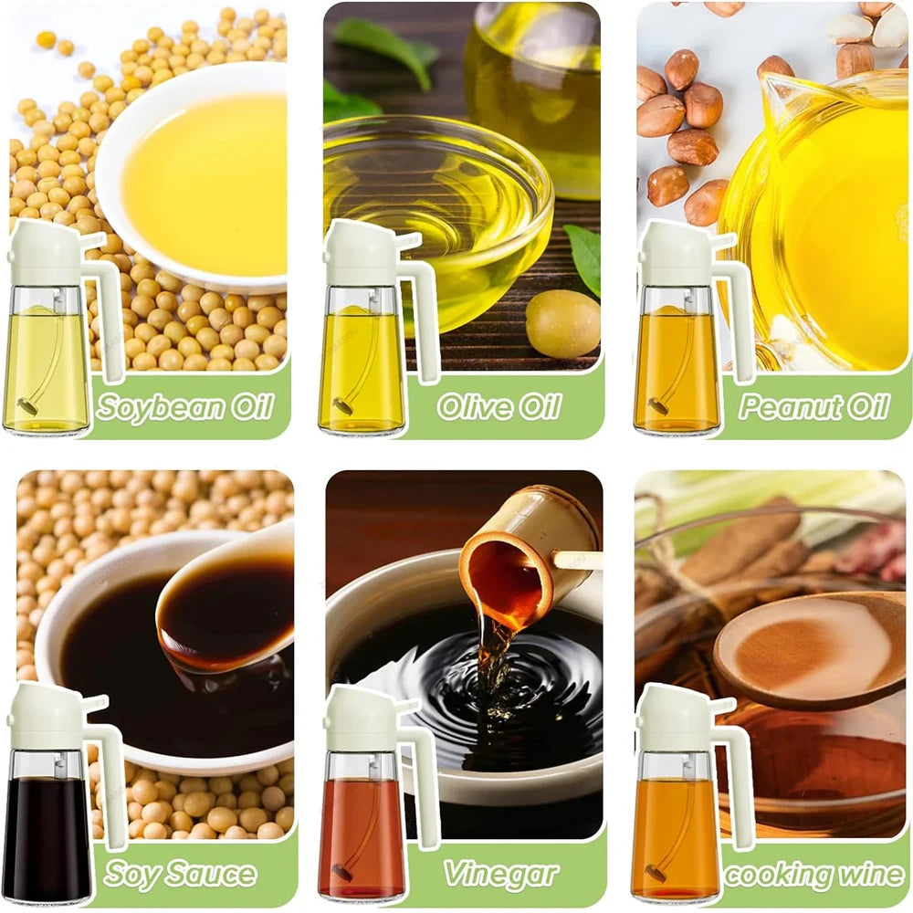 Nebulizzatore Olio Mozhu 2-in-1 – Spray & Versa "Zero-Effort" (500ml)